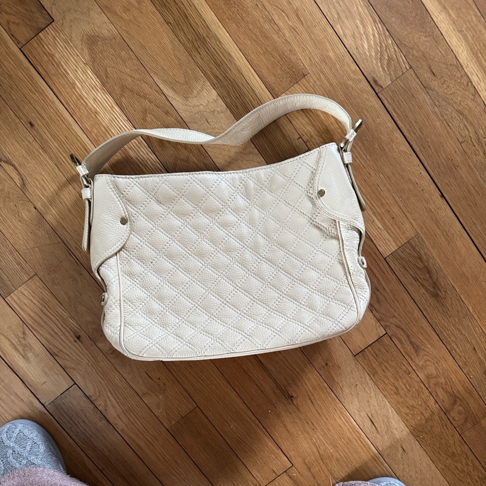 MICHAEL Michael Kors Cream Quilted Shoulder Bag